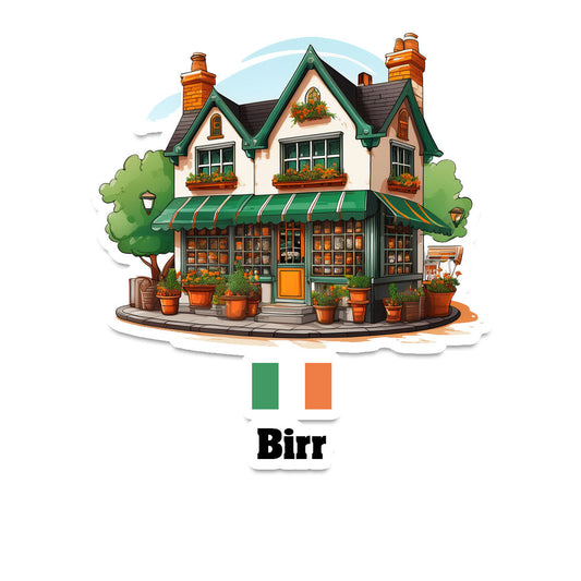 Birr Home Town Office Shop Sticker & Magnet