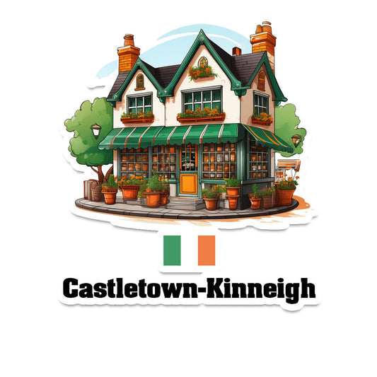 Castletown-Kinneigh Home Town Office Shop Sticker & Magnet