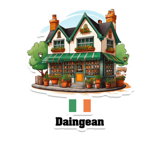 Daingean Home Town Office Shop Sticker & Magnet
