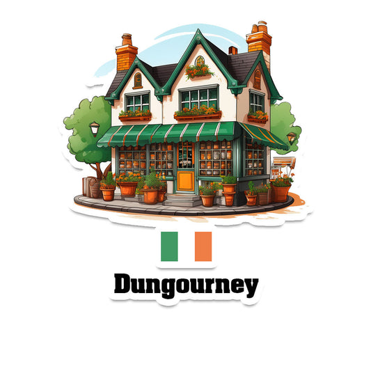Dungourney Home Town Office Shop Sticker & Magnet