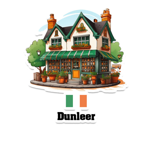 Dunleer Home Town Office Shop Sticker & Magnet
