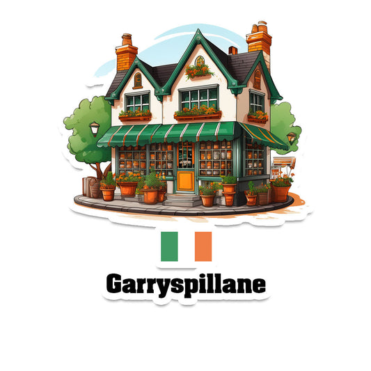 Garryspillane Home Town Office Shop Sticker & Magnet