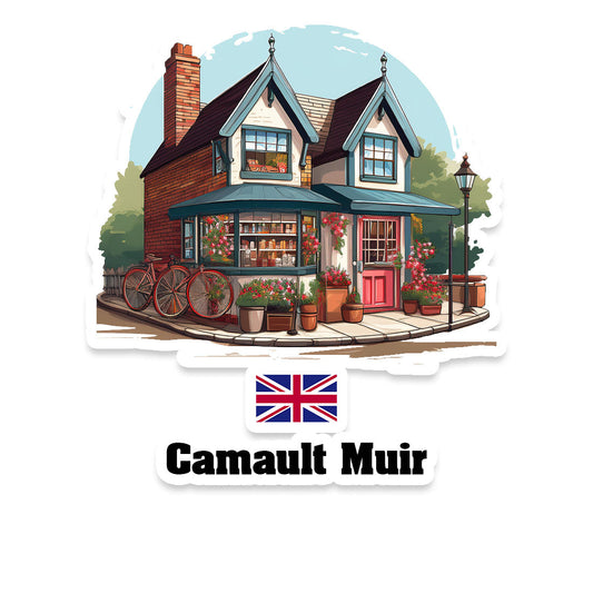 Camault Muir Home Town Office Shop United Kingdom Sticker & Magnet