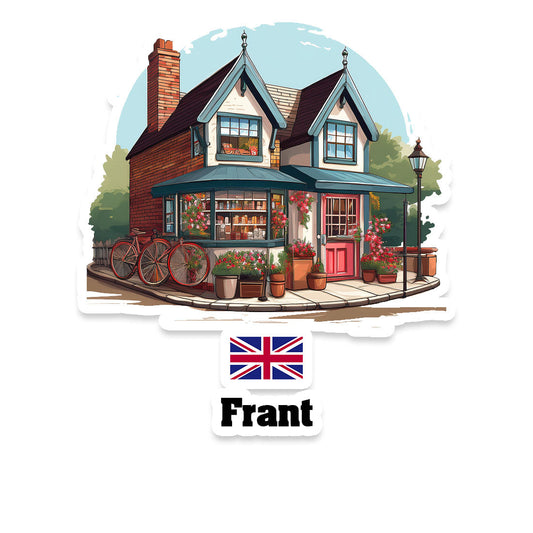 Frant Home Town Office Shop United Kingdom Sticker & Magnet