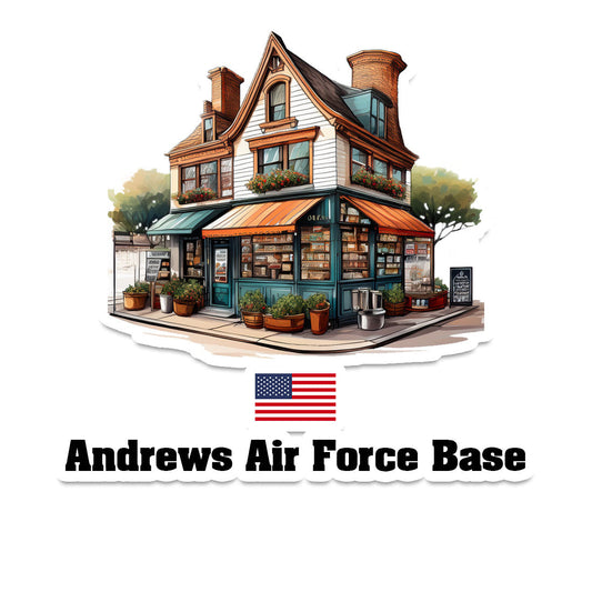 Andrews Air Force Base Home Town Office Shop USA Sticker & Magnet
