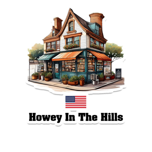Howey In The Hills Home Town Office Shop USA Sticker & Magnet