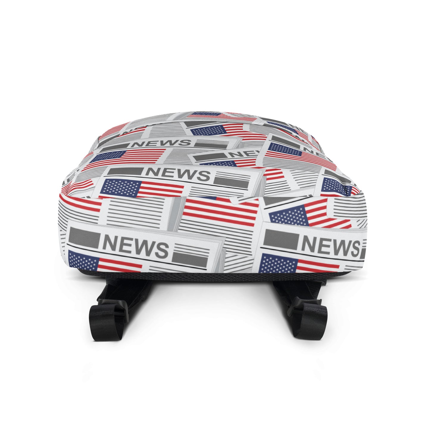 USA Newspapers 15" inches Laptop Backpack (White)