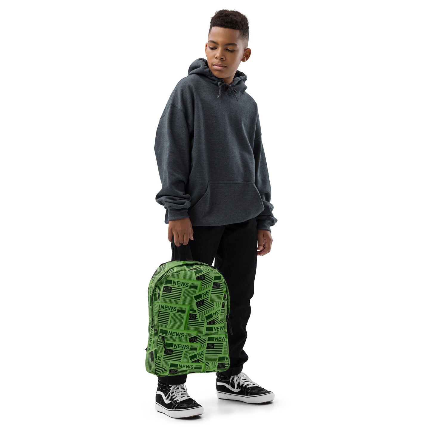 USA Newspapers 15" inches Laptop Backpack (Green)