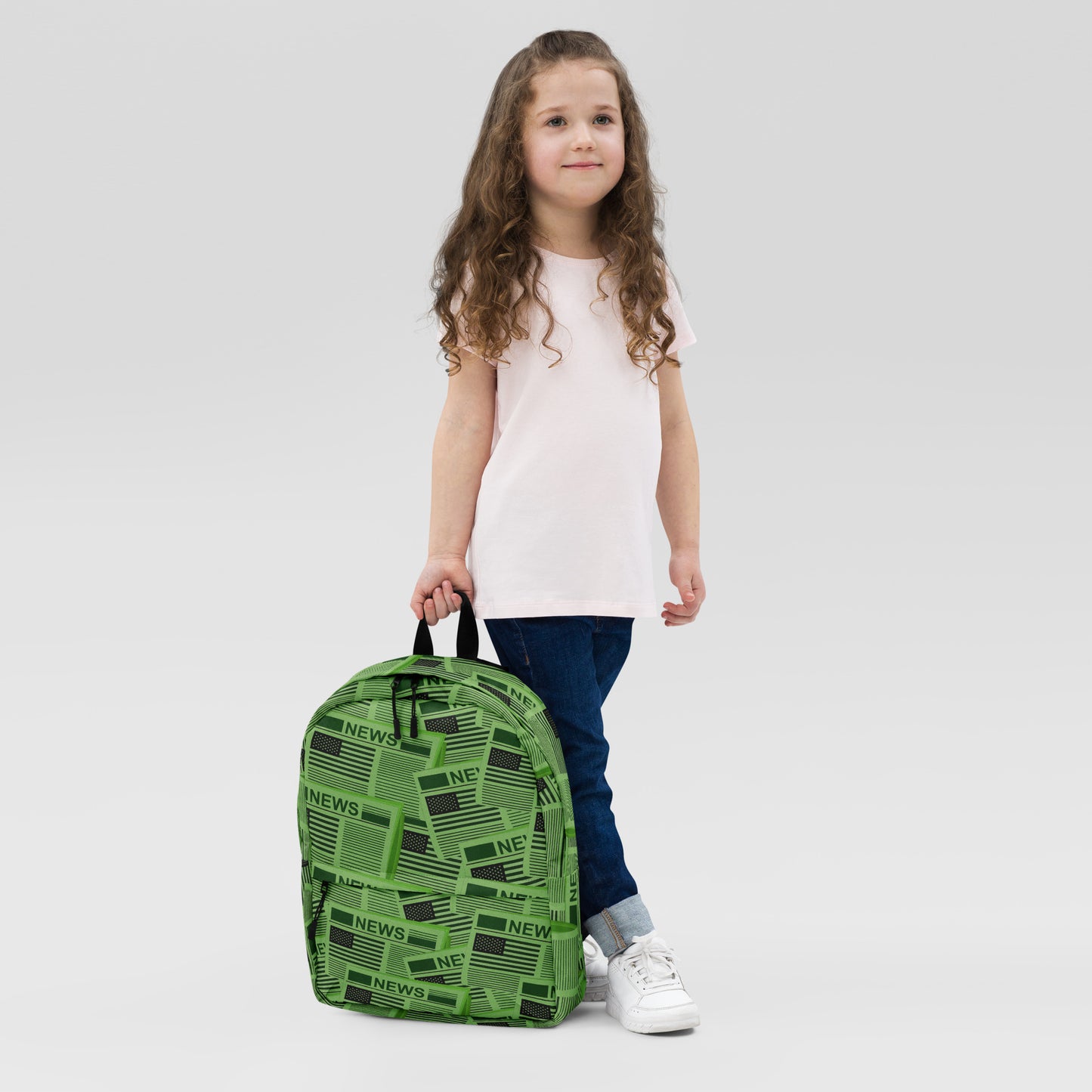 USA Newspapers 15" inches Laptop Backpack (Green)