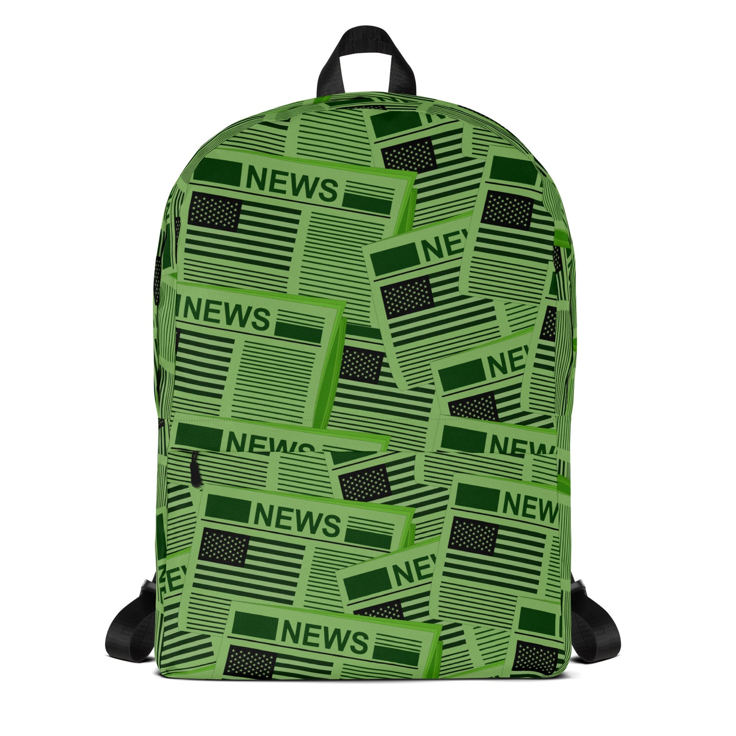 USA Newspapers 15" inches Laptop Backpack (Green)