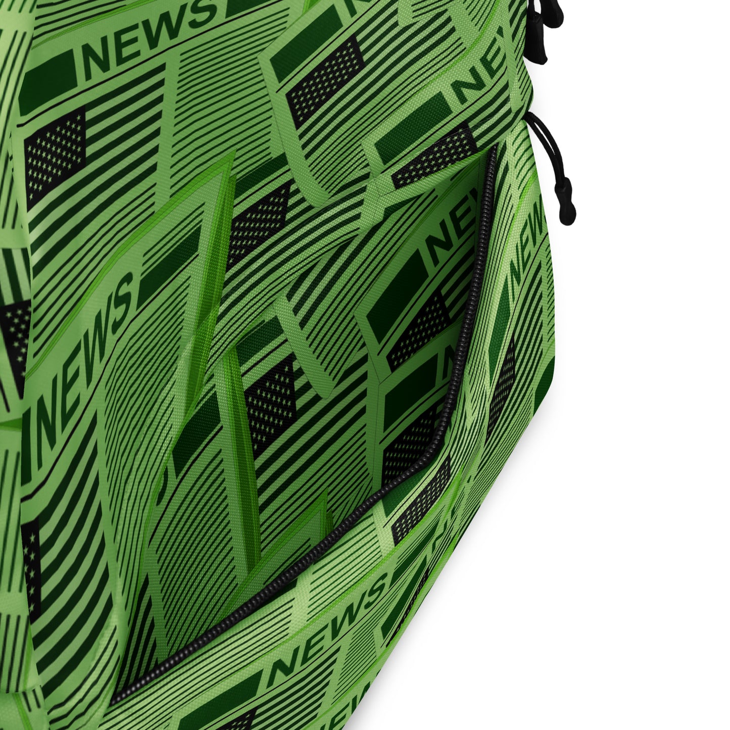 USA Newspapers 15" inches Laptop Backpack (Green)