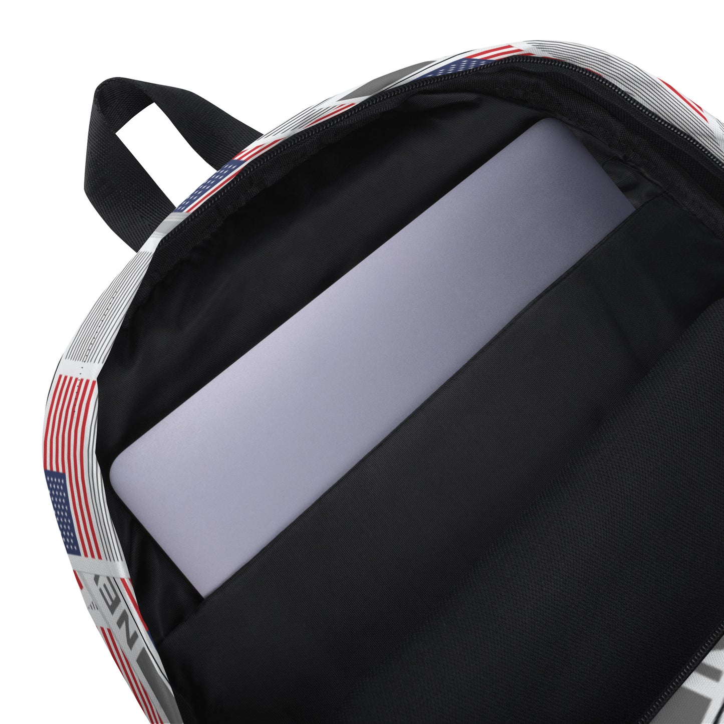 USA Newspapers 15" inches Laptop Backpack (White)