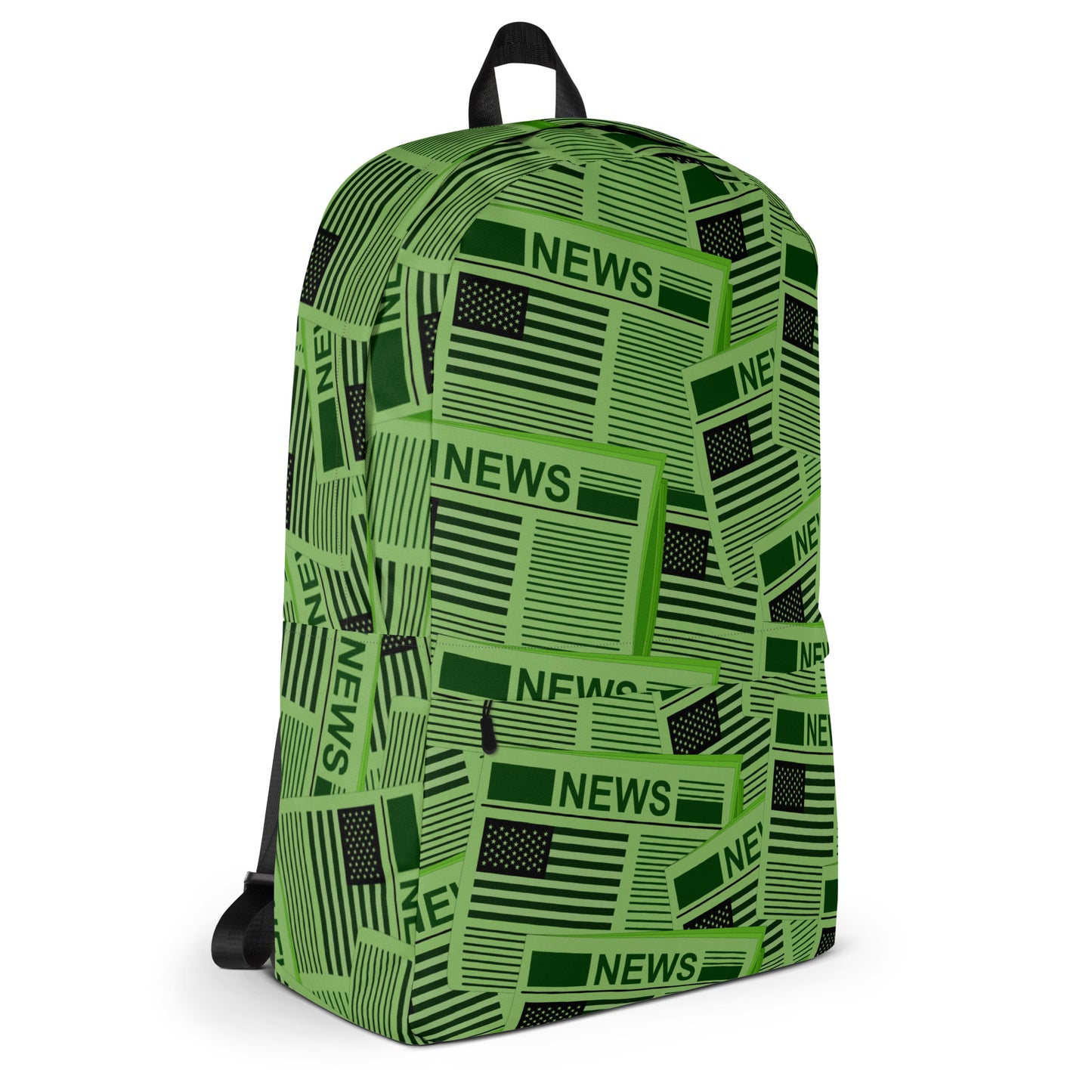 USA Newspapers 15" inches Laptop Backpack (Green)