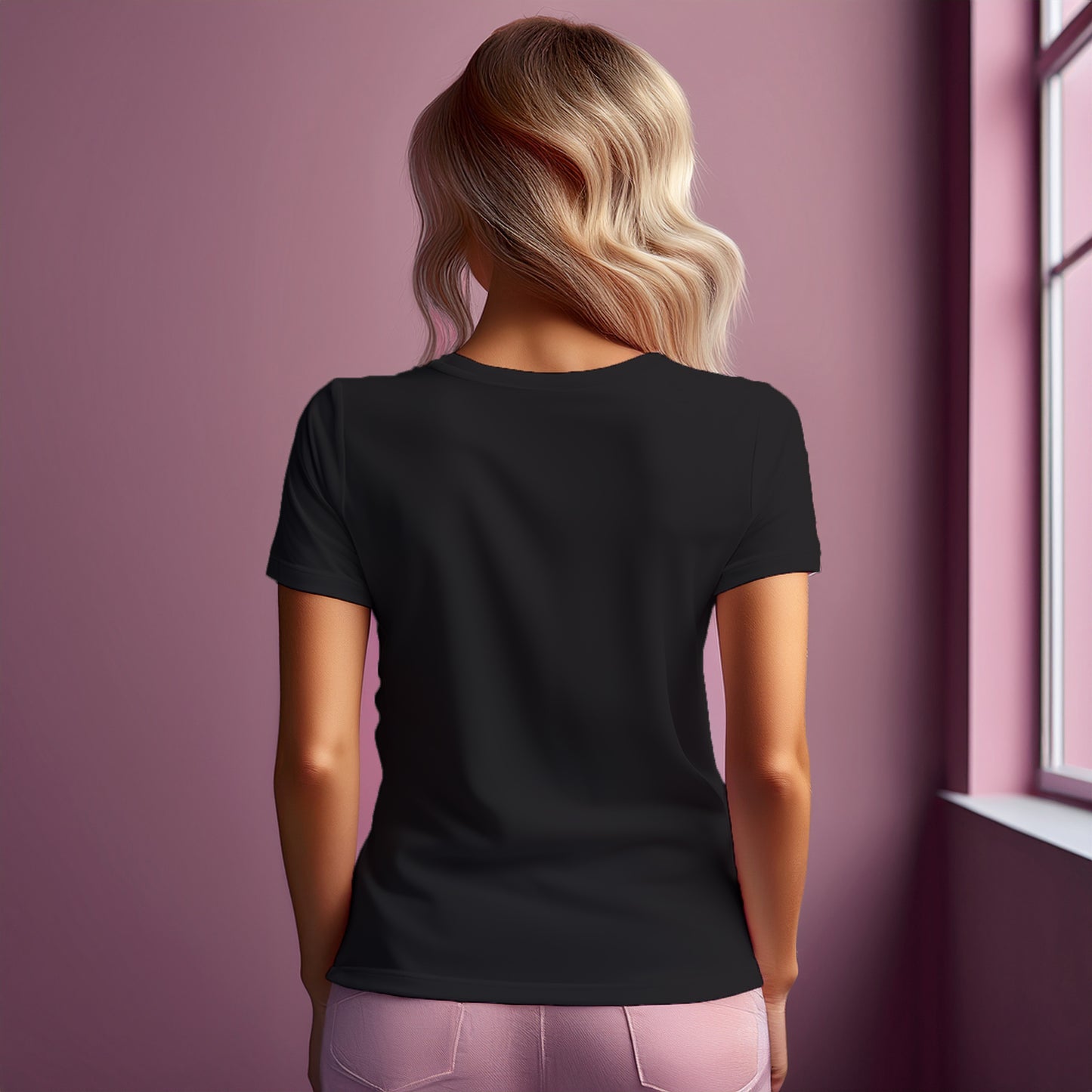 71 Number Women T-Shirt (Black)