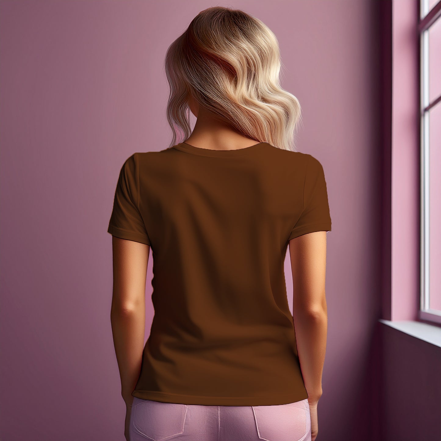 30 Number Women T-Shirt (Brown)