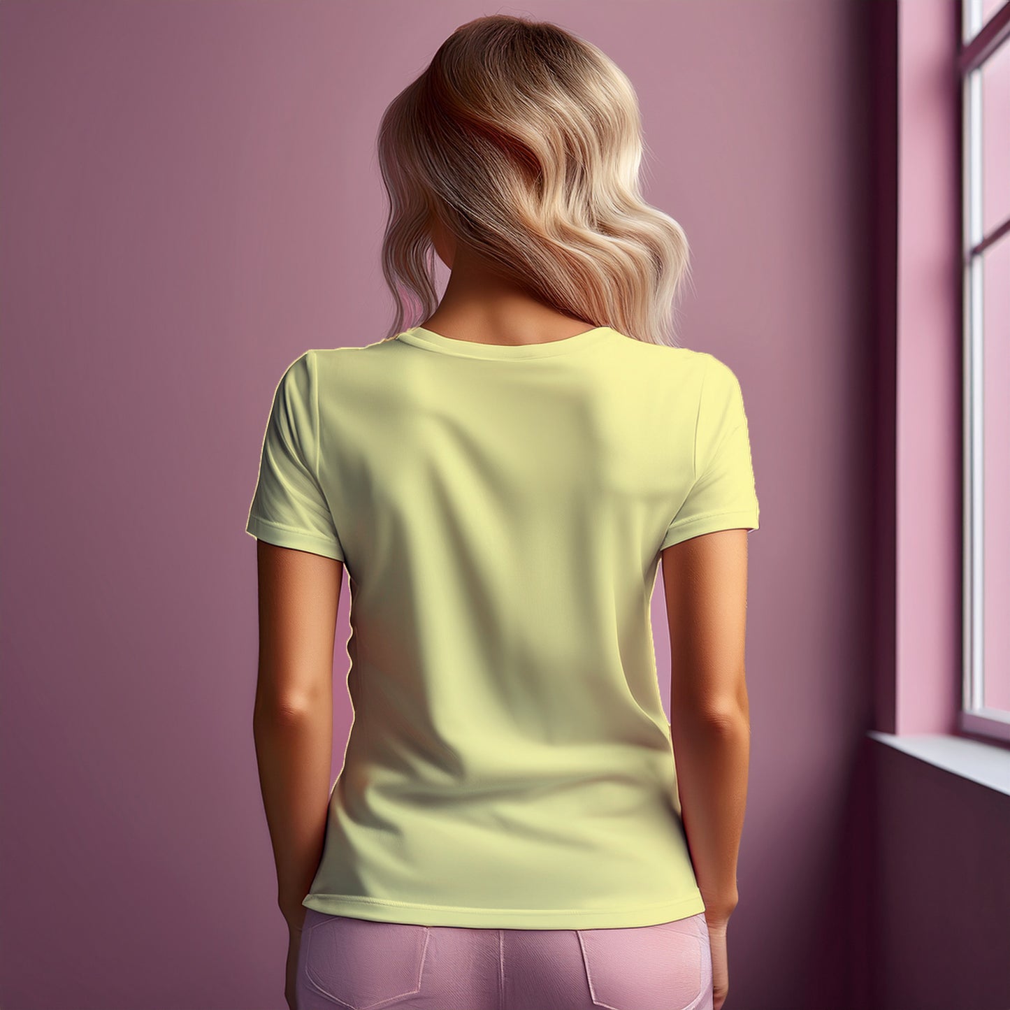 28 Number Women T-Shirt (Butter Yellow)