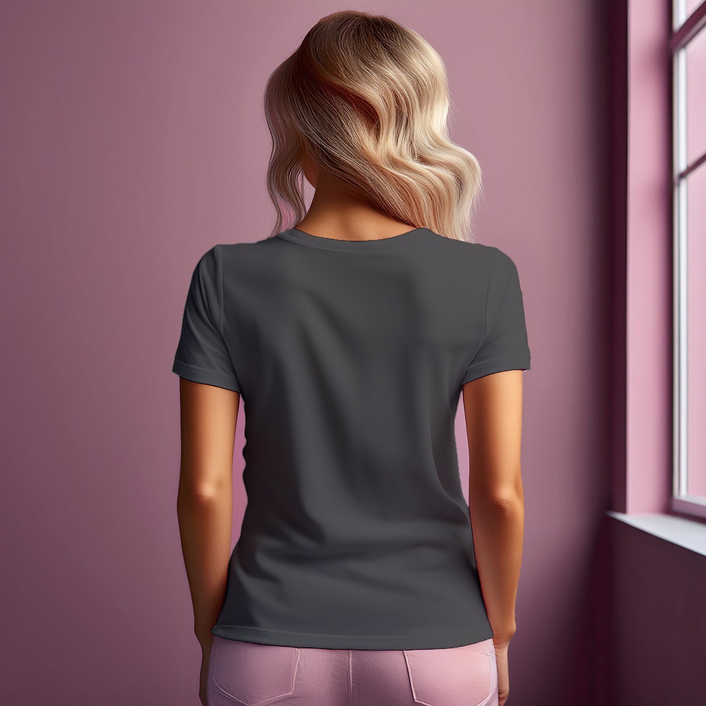 43 Number Women T-Shirt (Charcoal Grey)