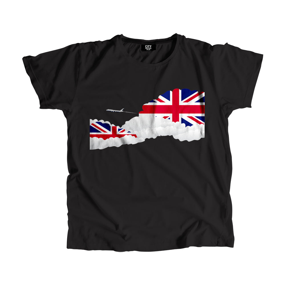 United KIngdom Day Clouds Men Unisex T-Shirt