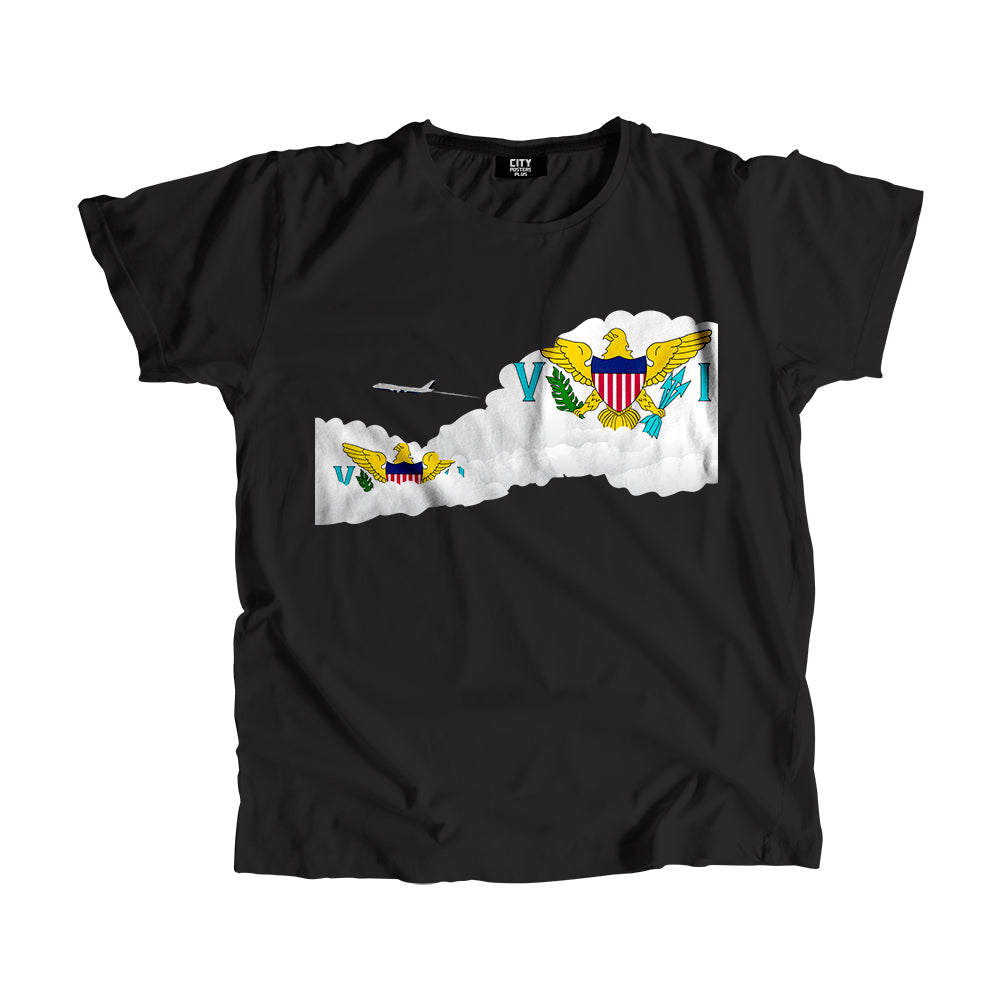 Virgin Islands - US Day Clouds Men Unisex T-Shirt
