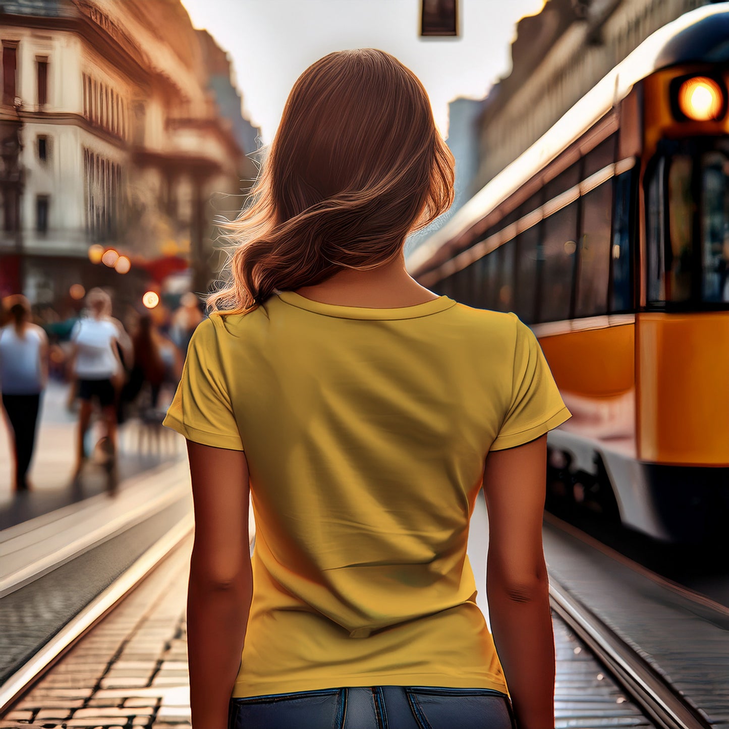 1807 Year Women T-Shirt (Golden Yellow)