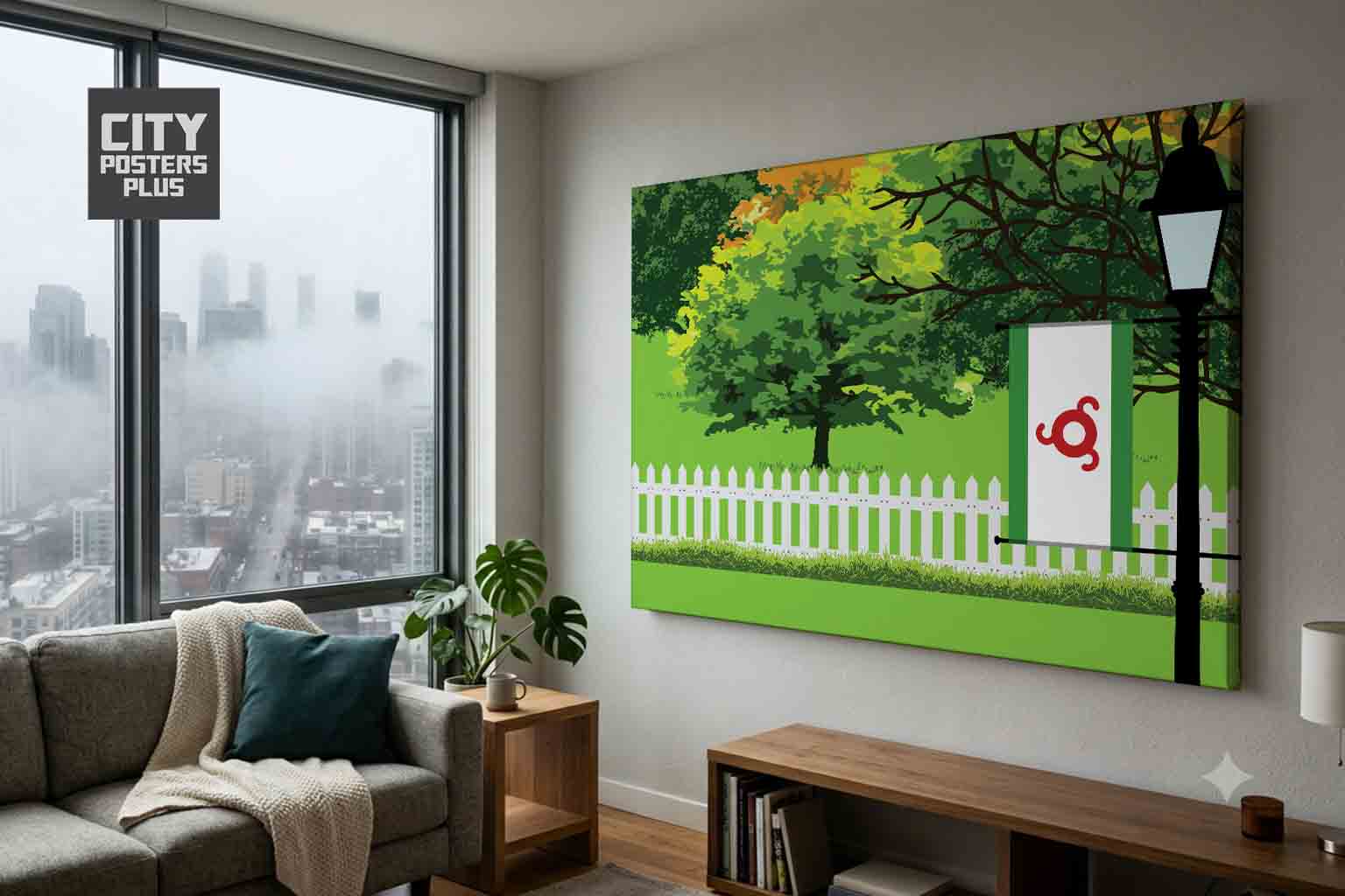 Ingushetia Home Town Trees Landscape Canvas Wrapped Wall Art