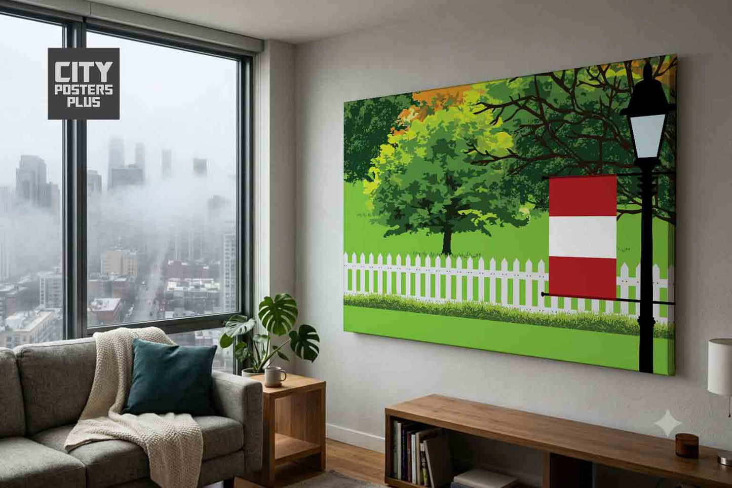 Peru Home Town Trees Landscape Canvas Wrapped Wall Art