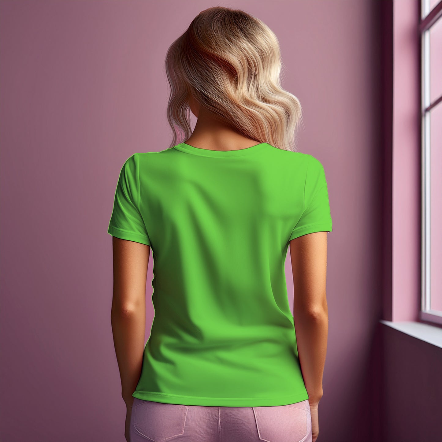 67 Number Women T-Shirt (Liril Green)