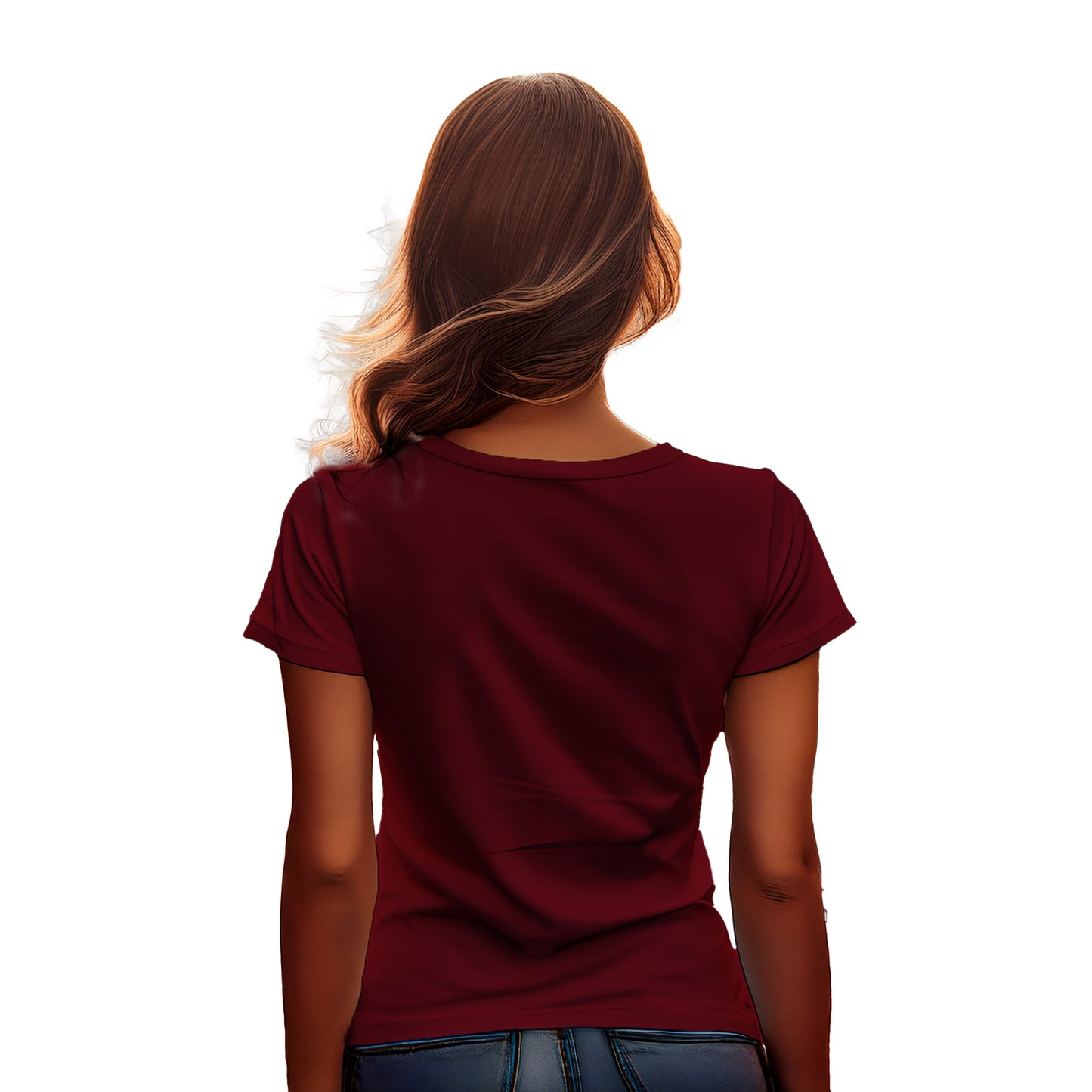 2084 Year Women T-Shirt (Maroon)