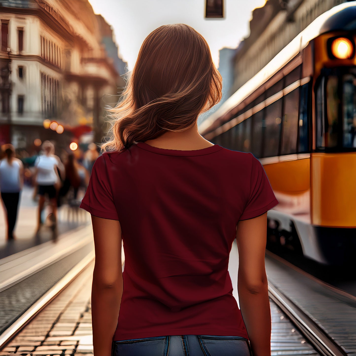 2030 Year Women T-Shirt (Maroon)