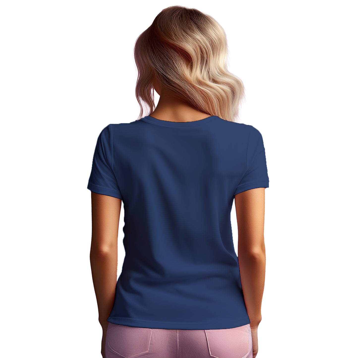 65 Number Women T-Shirt (Navy Blue)