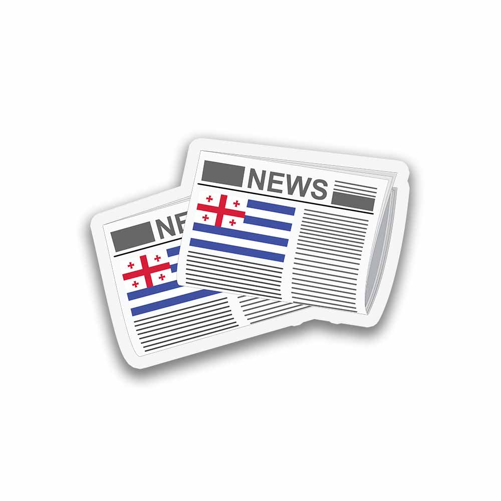 Ajarla Newspapers Sticker & Magnet