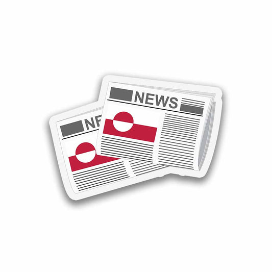 Greenland Newspapers Sticker & Magnet
