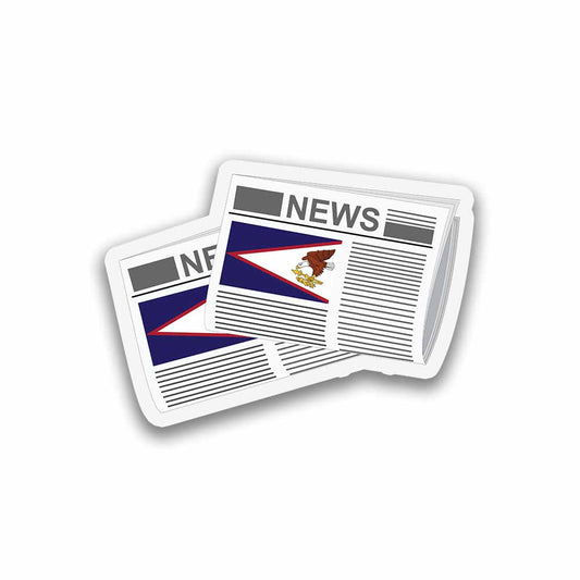 American Samoa Newspapers Sticker & Magnet