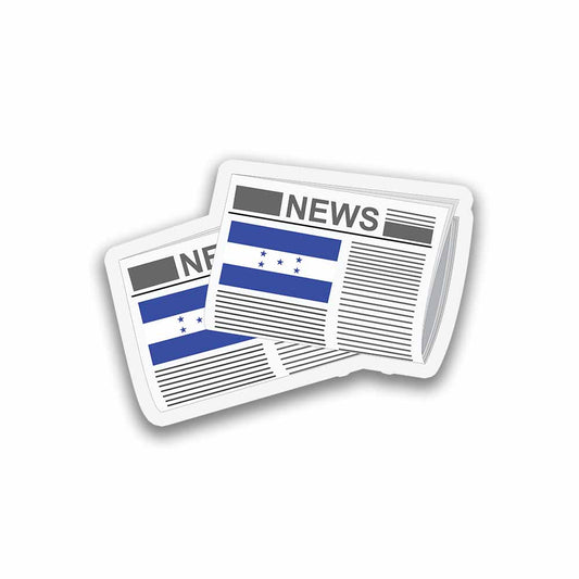 Honduras Newspapers Sticker & Magnet