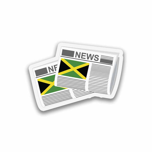 Jamaica Newspapers Sticker & Magnet