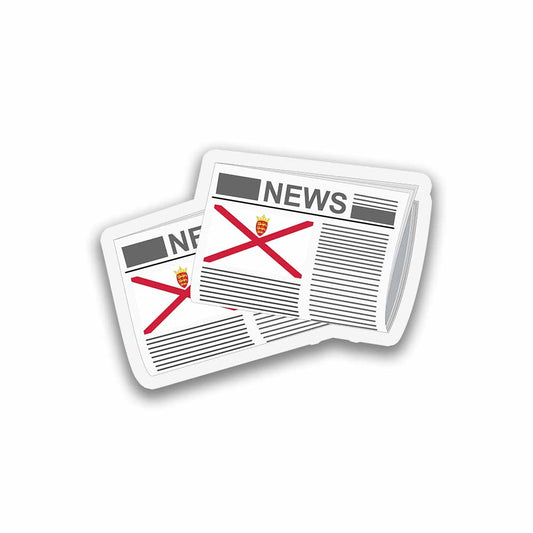 Jersey Newspapers Sticker & Magnet