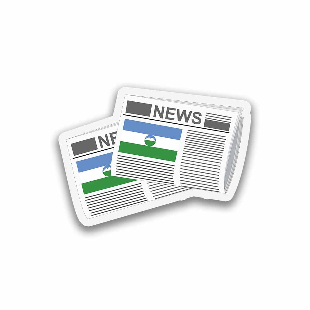 Kabardino Balkaria Newspapers Sticker & Magnet