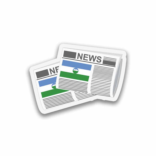 Kabardino Balkaria Newspapers Sticker & Magnet