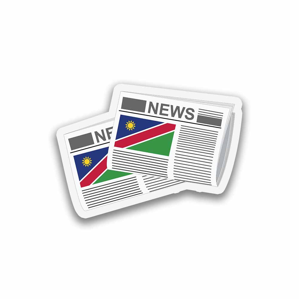 Namibia Newspapers Sticker & Magnet