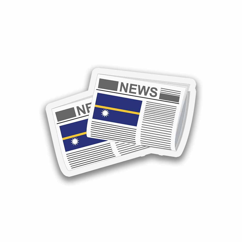 Nauru Newspapers Sticker & Magnet
