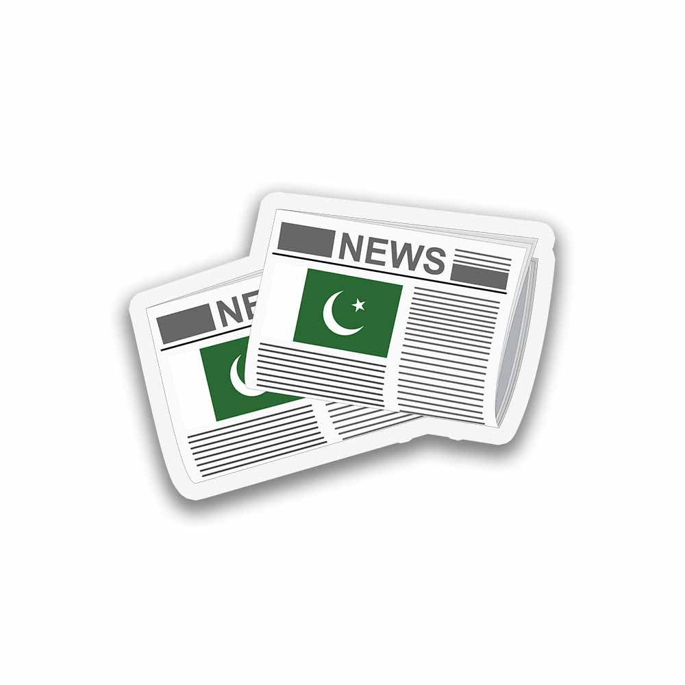Pakistan Newspapers Sticker & Magnet
