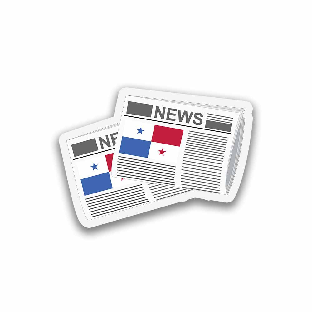 Panama Newspapers Sticker & Magnet