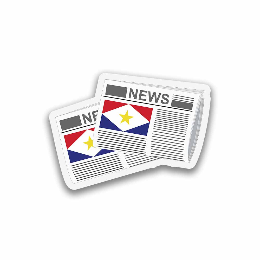 Saba Newspapers Sticker & Magnet
