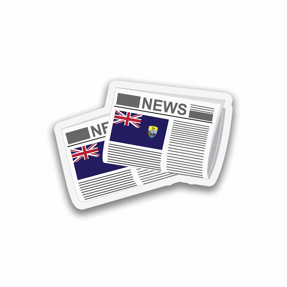 Saint Helena Newspapers Sticker & Magnet