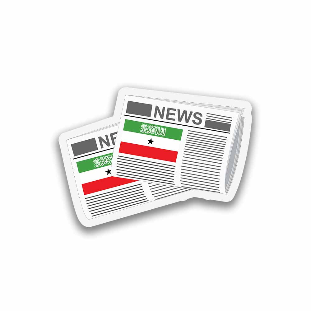 Somaliland Newspapers Sticker & Magnet