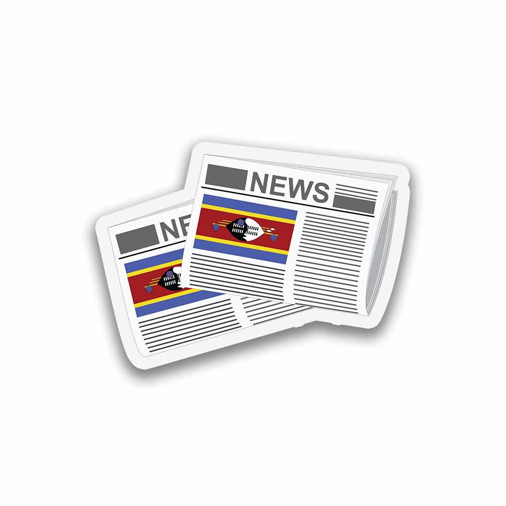 Swaziland Newspapers Sticker & Magnet