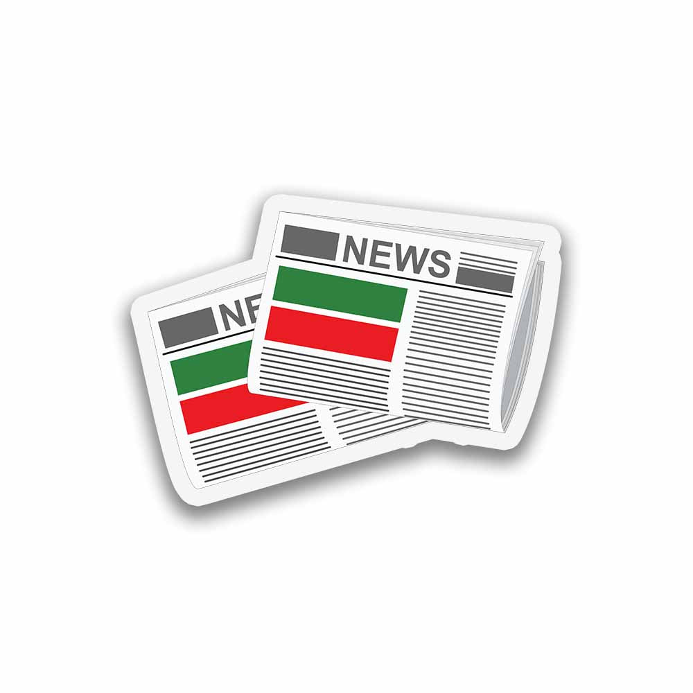 Tatarstan Newspapers Sticker & Magnet