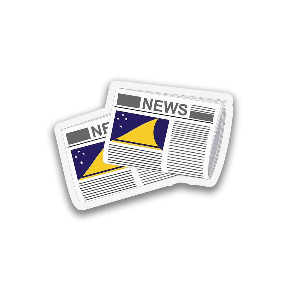 Tokelau Newspapers Sticker & Magnet