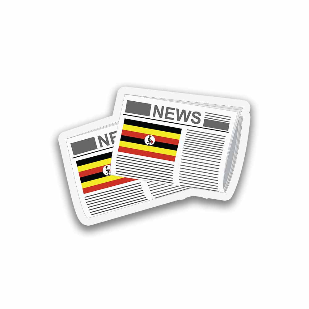 Uganda Newspapers Sticker & Magnet