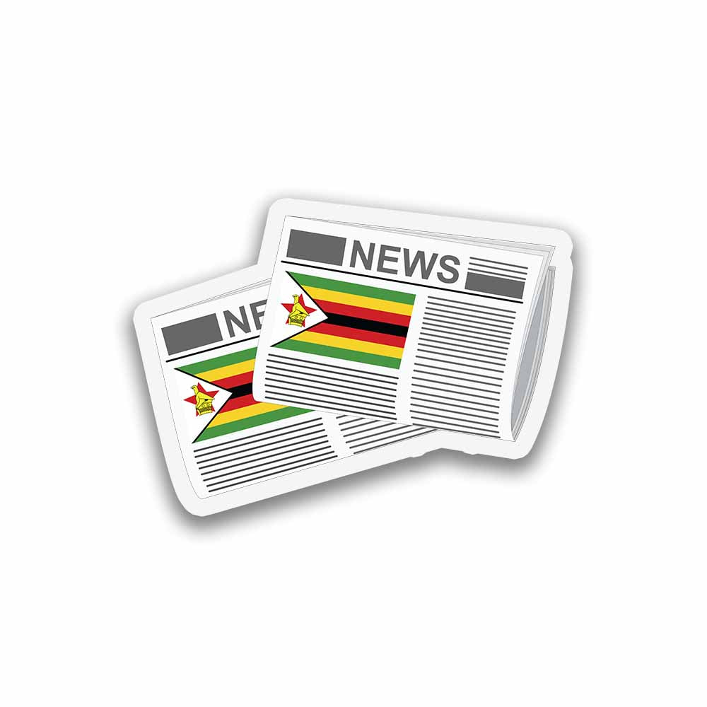 Zimbabwe Newspapers Sticker & Magnet